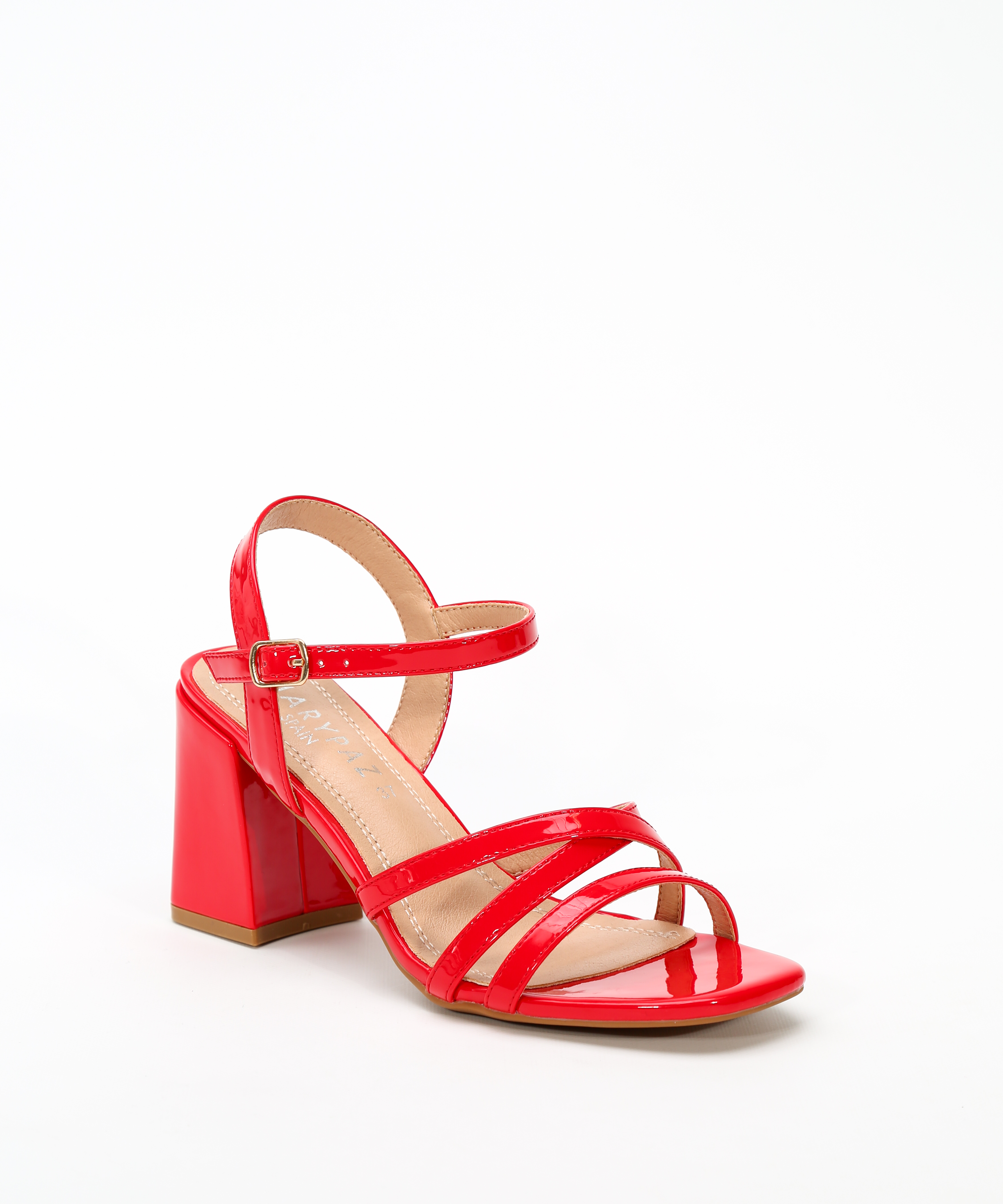 Sandalias tiras tacón alto image number null